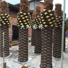 Noce di cocco della fibra tipo palma dell'albero artificiale di Mini Bottle Palm Leaves Roof