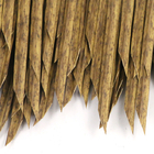 Il tetto sintetico della prova della ruggine ricopre di paglia, ricoprir di pagliae della foglia della noce di cocco di 500*500mm