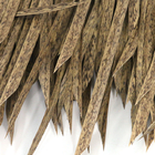 La prova Tiki Hut Thatch Roll, palma della radice ricopre di paglia il peso leggero dei rotoli