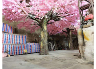 Albero artificiale all'aperto, falsificazione Sakura Tree del fiore dell'OEM della vetroresina