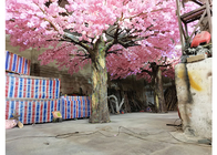 Albero artificiale all'aperto, falsificazione Sakura Tree del fiore dell'OEM della vetroresina