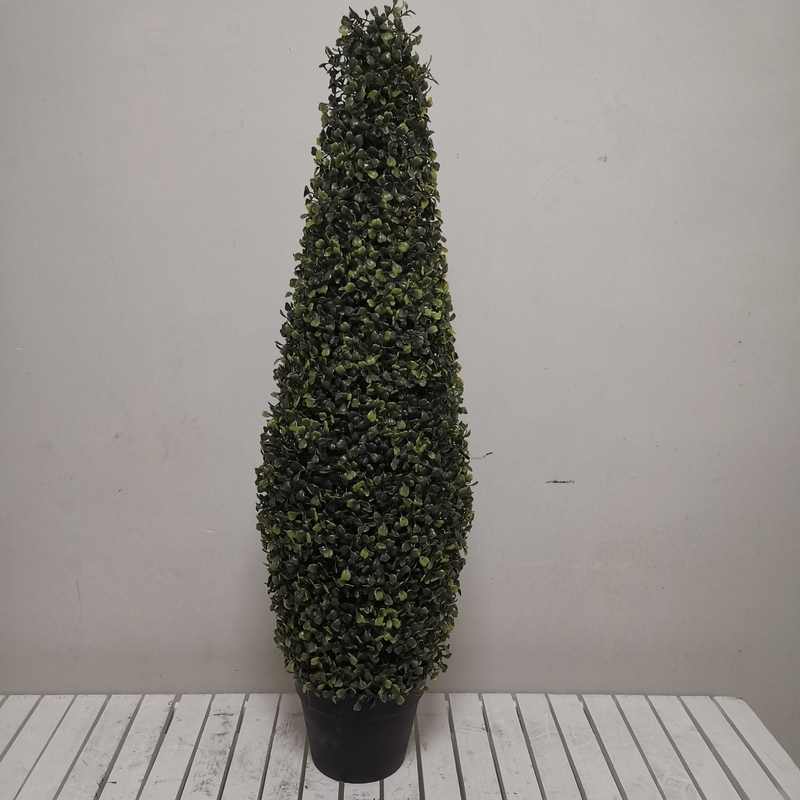 Dajia gli alberi verdi artificiali da 3,2 ft, albero della foglia del Faux della pagina d'acciaio
